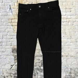 Men's H&M &Denim Slim Coupe Etroite Jeans W35 L31 Black